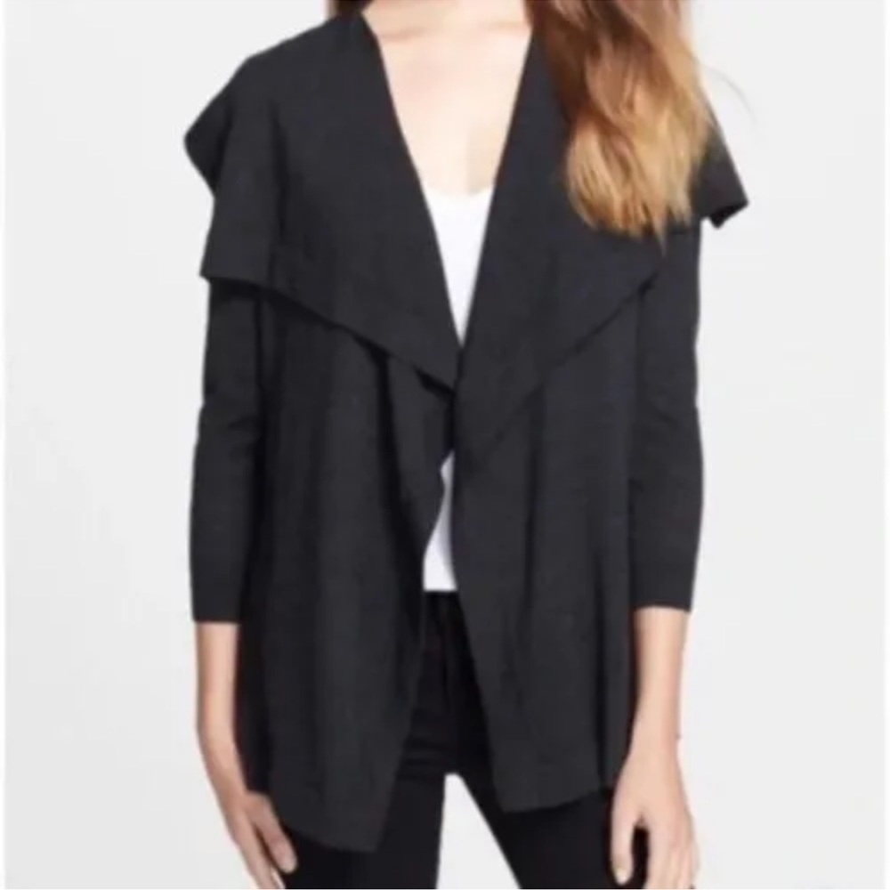 Theory Womens Gray Wool Maritza B New Steady Cardigan Sweater Large - Picture 5 of 5